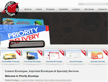 Tablet Screenshot of priorityenv.com